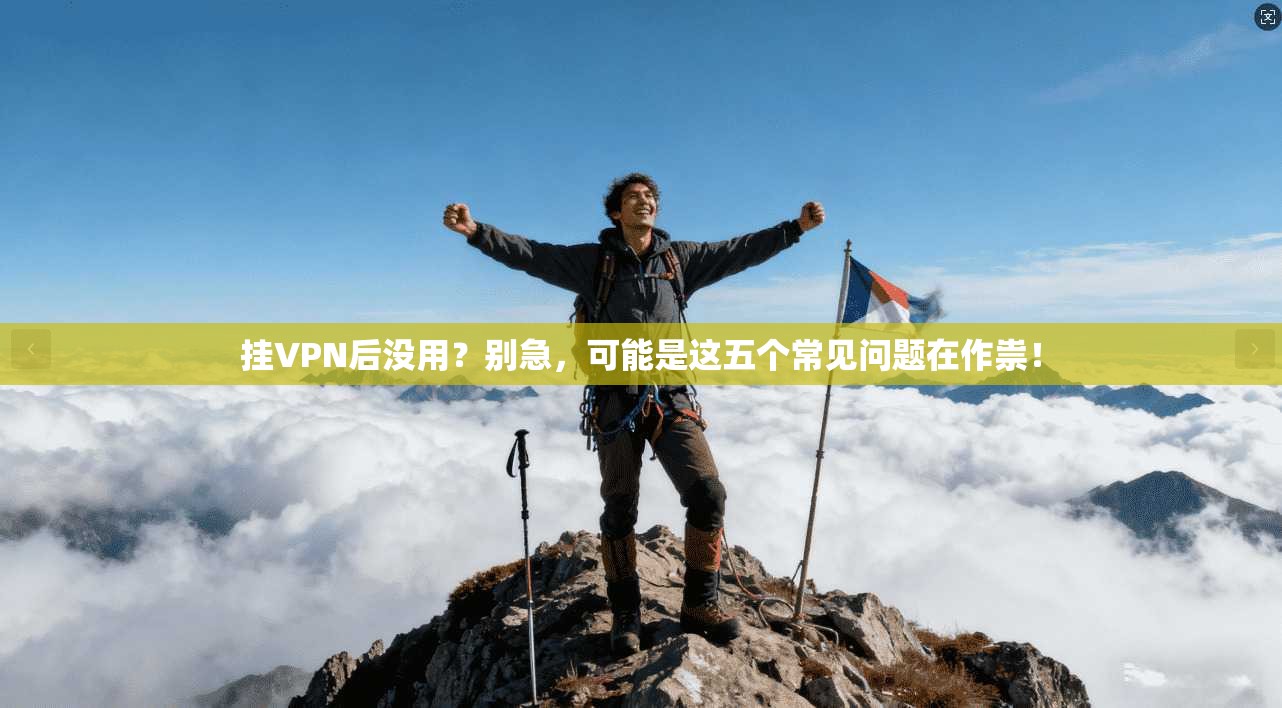 挂VPN后没用？别急，可能是这五个常见问题在作祟！