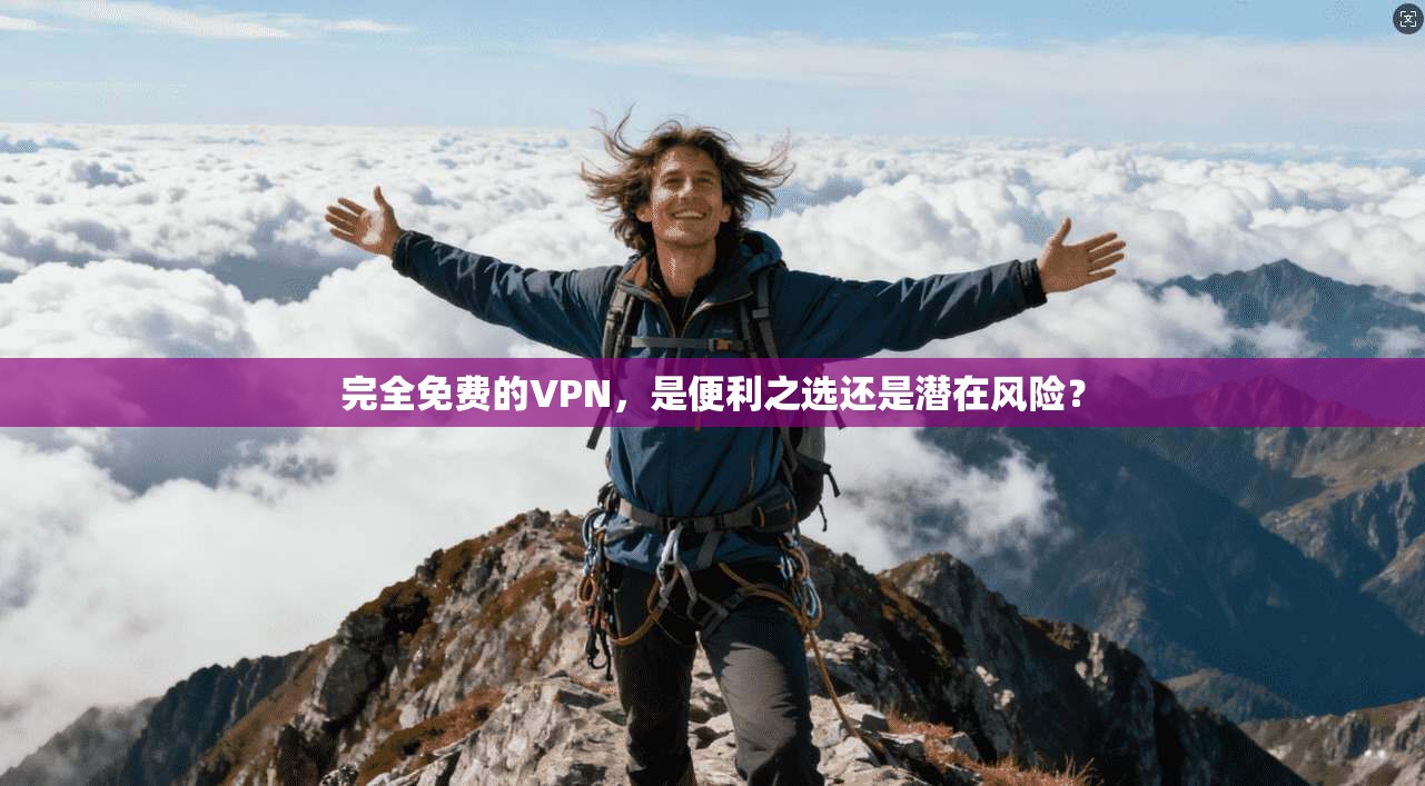 完全免费的VPN，是便利之选还是潜在风险？