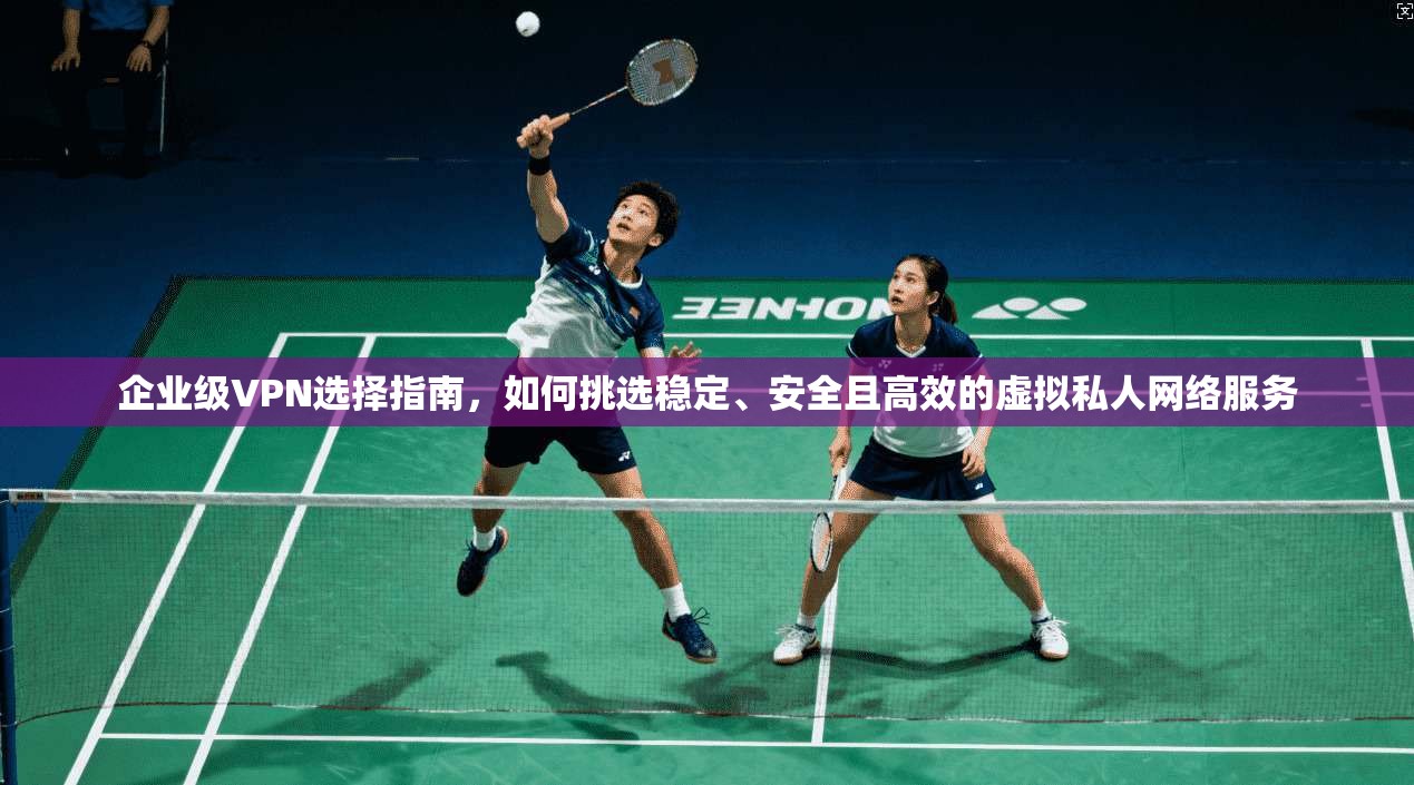 企业级VPN选择指南，如何挑选稳定、安全且高效的虚拟私人网络服务