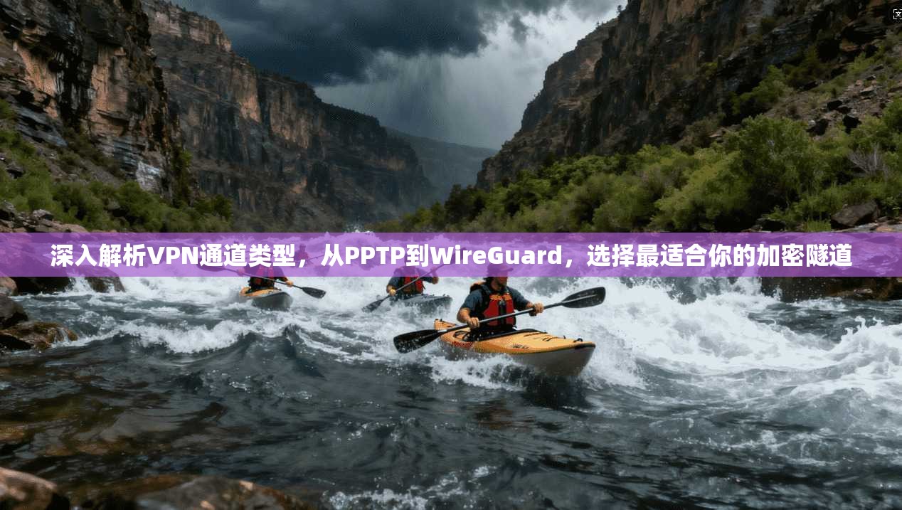 深入解析VPN通道类型，从PPTP到WireGuard，选择最适合你的加密隧道