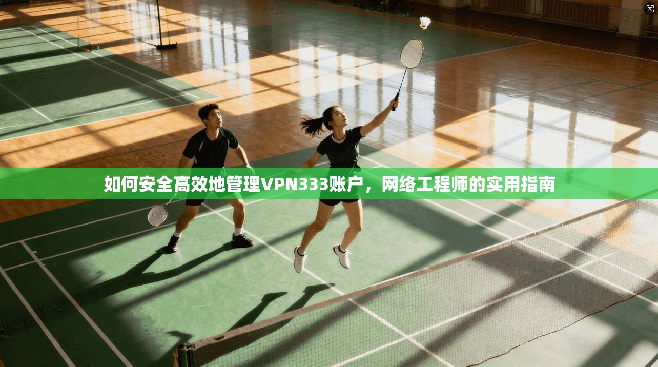 如何安全高效地管理VPN333账户，网络工程师的实用指南