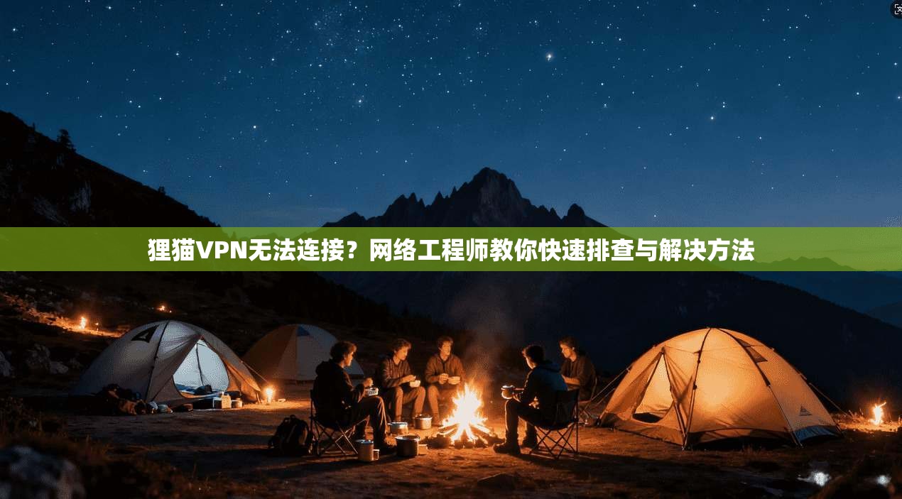 狸猫VPN无法连接？网络工程师教你快速排查与解决方法