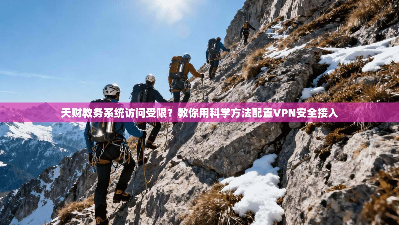 天财教务系统访问受限？教你用科学方法配置VPN安全接入