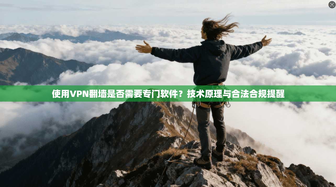 使用VPN翻墙是否需要专门软件？技术原理与合法合规提醒