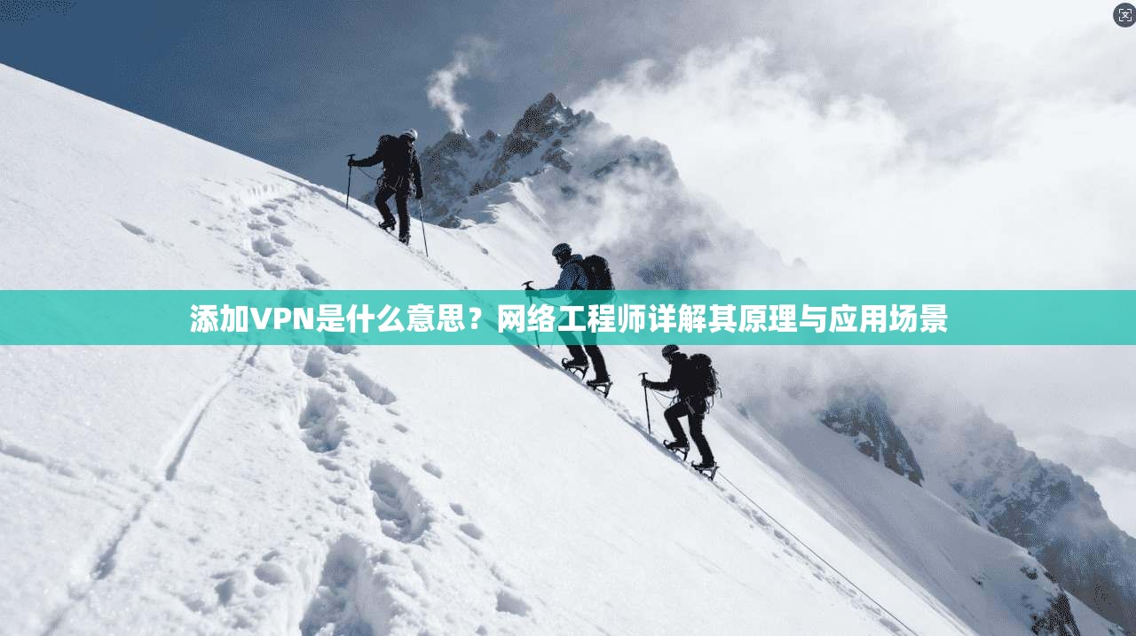添加VPN是什么意思？网络工程师详解其原理与应用场景