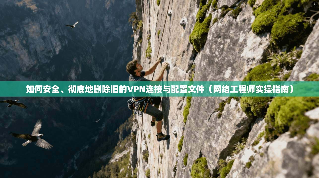 如何安全、彻底地删除旧的VPN连接与配置文件（网络工程师实操指南）