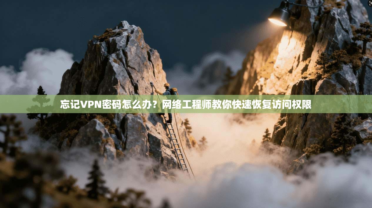 忘记VPN密码怎么办？网络工程师教你快速恢复访问权限