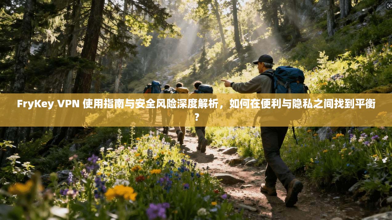 FryKey VPN 使用指南与安全风险深度解析，如何在便利与隐私之间找到平衡？