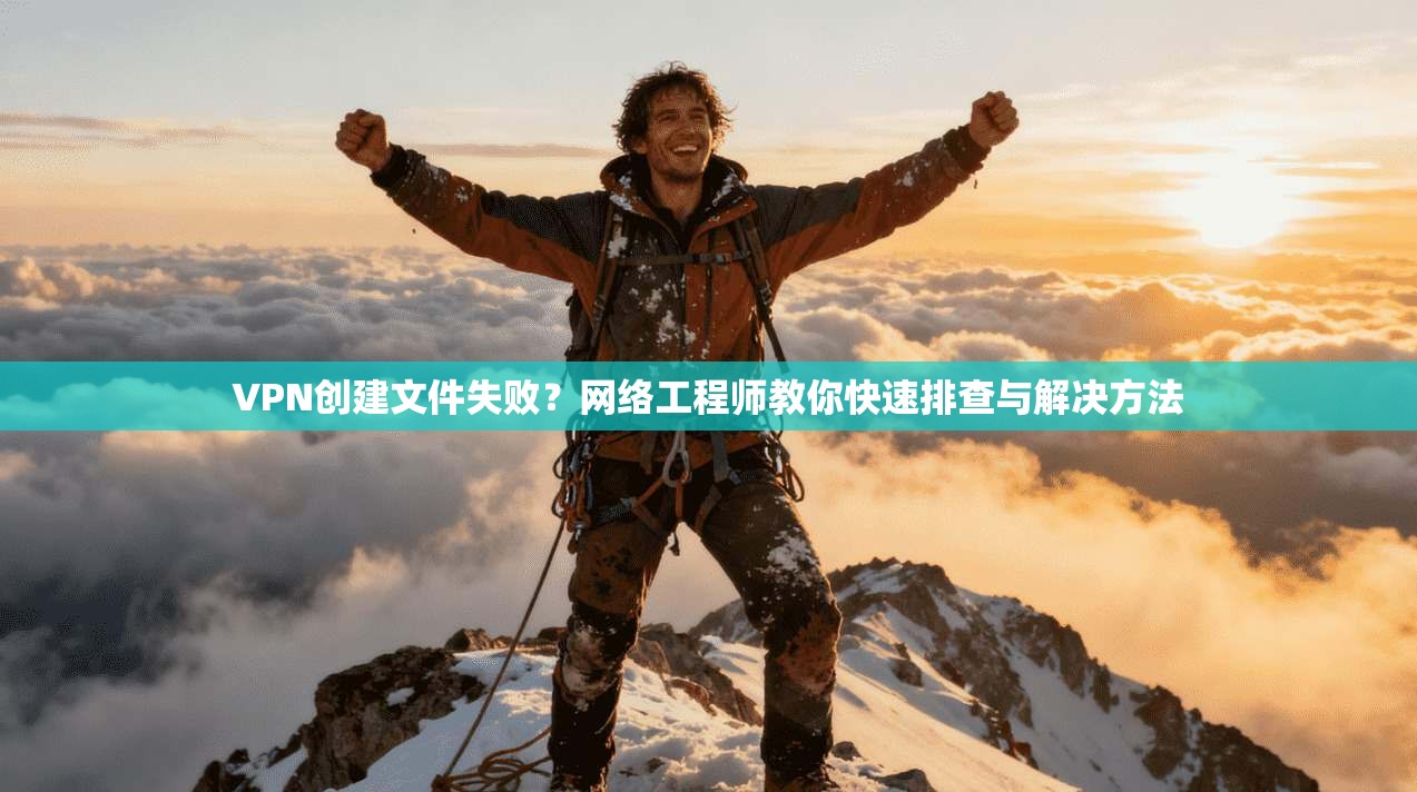 VPN创建文件失败？网络工程师教你快速排查与解决方法