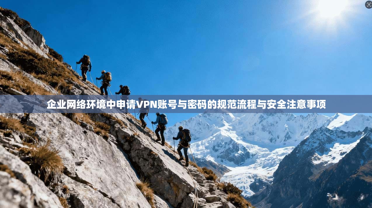 企业网络环境中申请VPN账号与密码的规范流程与安全注意事项