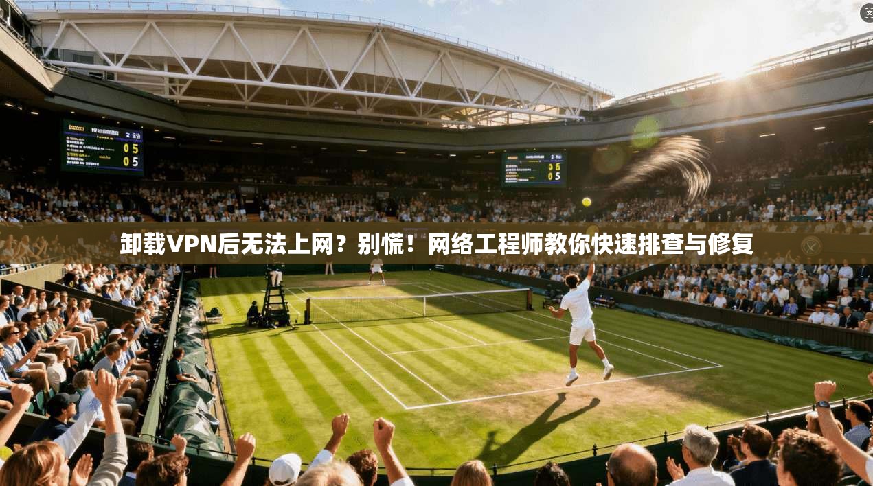 卸载VPN后无法上网？别慌！网络工程师教你快速排查与修复
