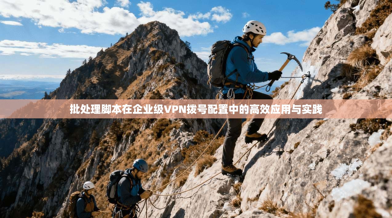 批处理脚本在企业级VPN拨号配置中的高效应用与实践