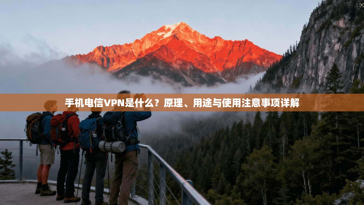 手机电信VPN是什么？原理、用途与使用注意事项详解