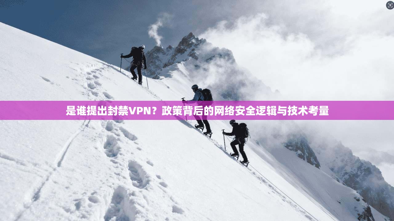 是谁提出封禁VPN？政策背后的网络安全逻辑与技术考量