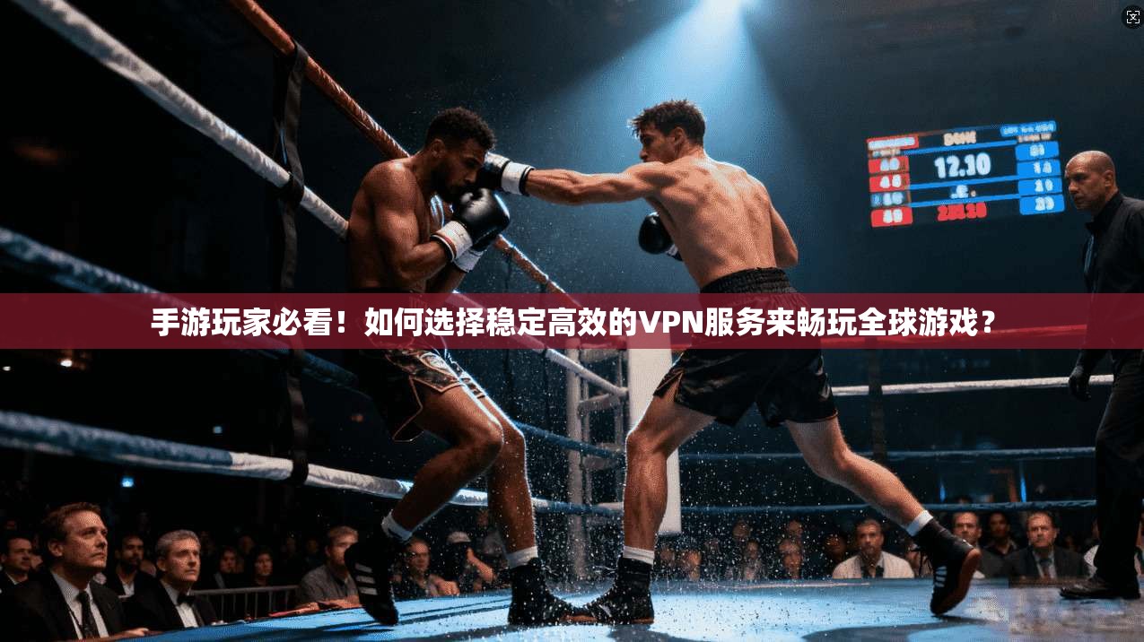 手游玩家必看！如何选择稳定高效的VPN服务来畅玩全球游戏？