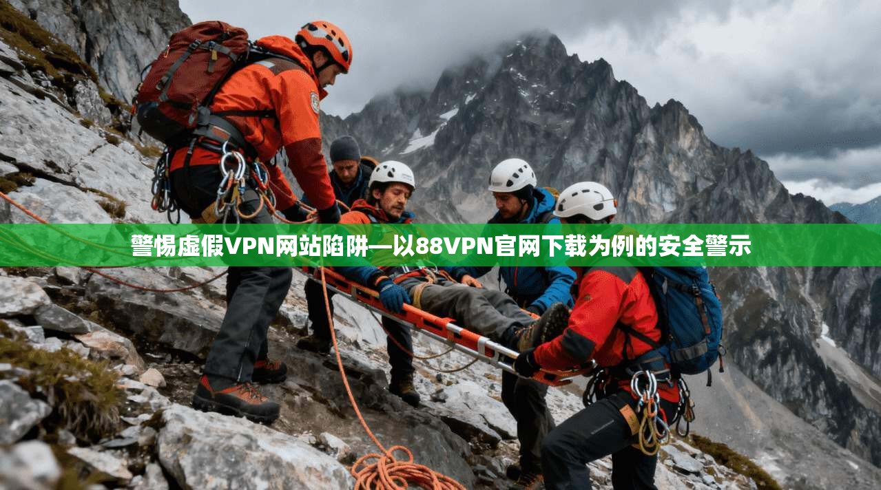 警惕虚假VPN网站陷阱—以88VPN官网下载为例的安全警示