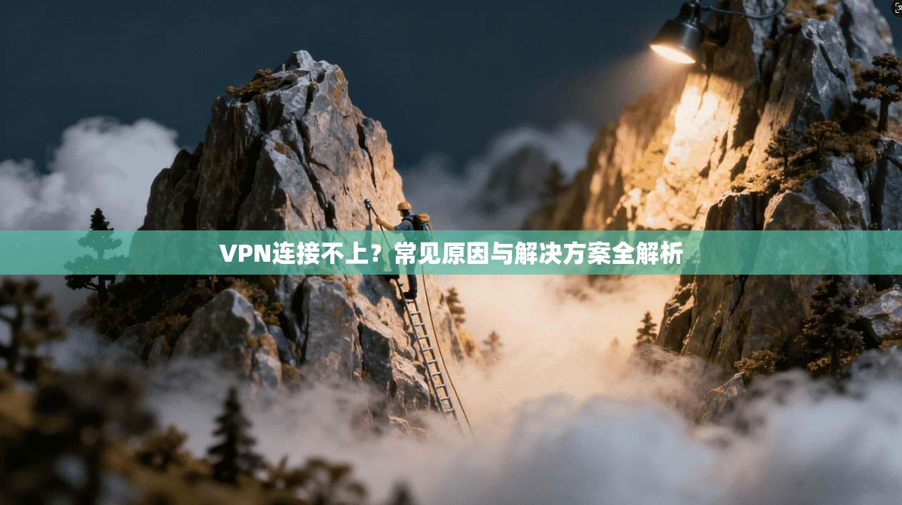 VPN连接不上?常见原因与解决方案全解析 VPN连接不上?常见原因与解决方案全解析