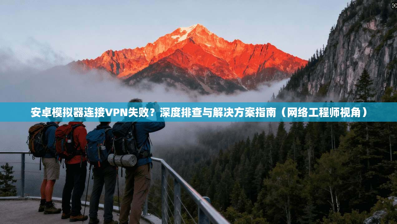 安卓模拟器连接VPN失败？深度排查与解决方案指南（网络工程师视角）