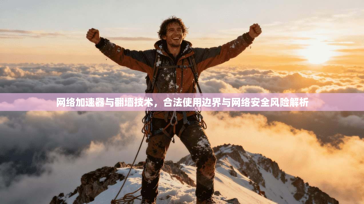 网络加速器与翻墙技术，合法使用边界与网络安全风险解析